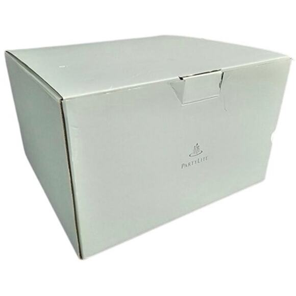 Partylite Christmas Snowbell Tea Light Pillar Holder In Original Box P7650 - Picture 6 of 6